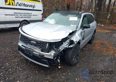 2021 Kia Sorento S из США, поврежденный, VIN 5XYRLDLC2MG012548